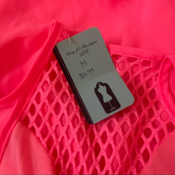 Pink Bathing Suit Coverup - Picture 2 of 9